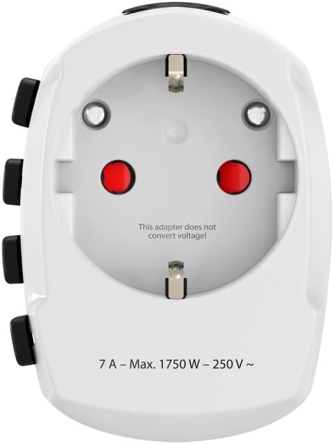 Thumbnail 4 de Hama Reiseadapter weltweit – Universal-Adapter für mehr als 150 Länder (Typ G/B/I/J/L/N) in Weiß