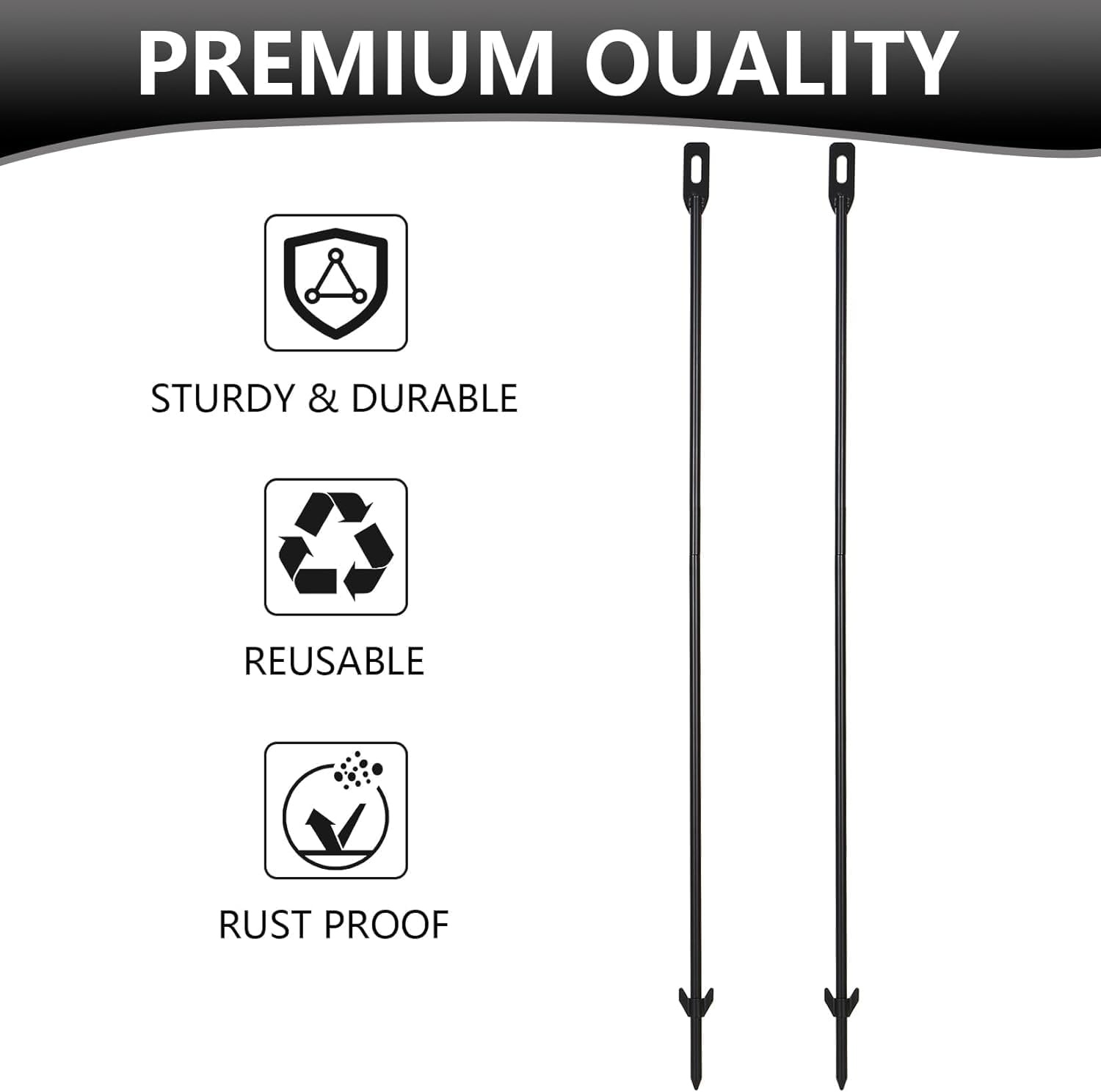 Detalle 2 de Danoib Yard Sign Stakes 31-inch
