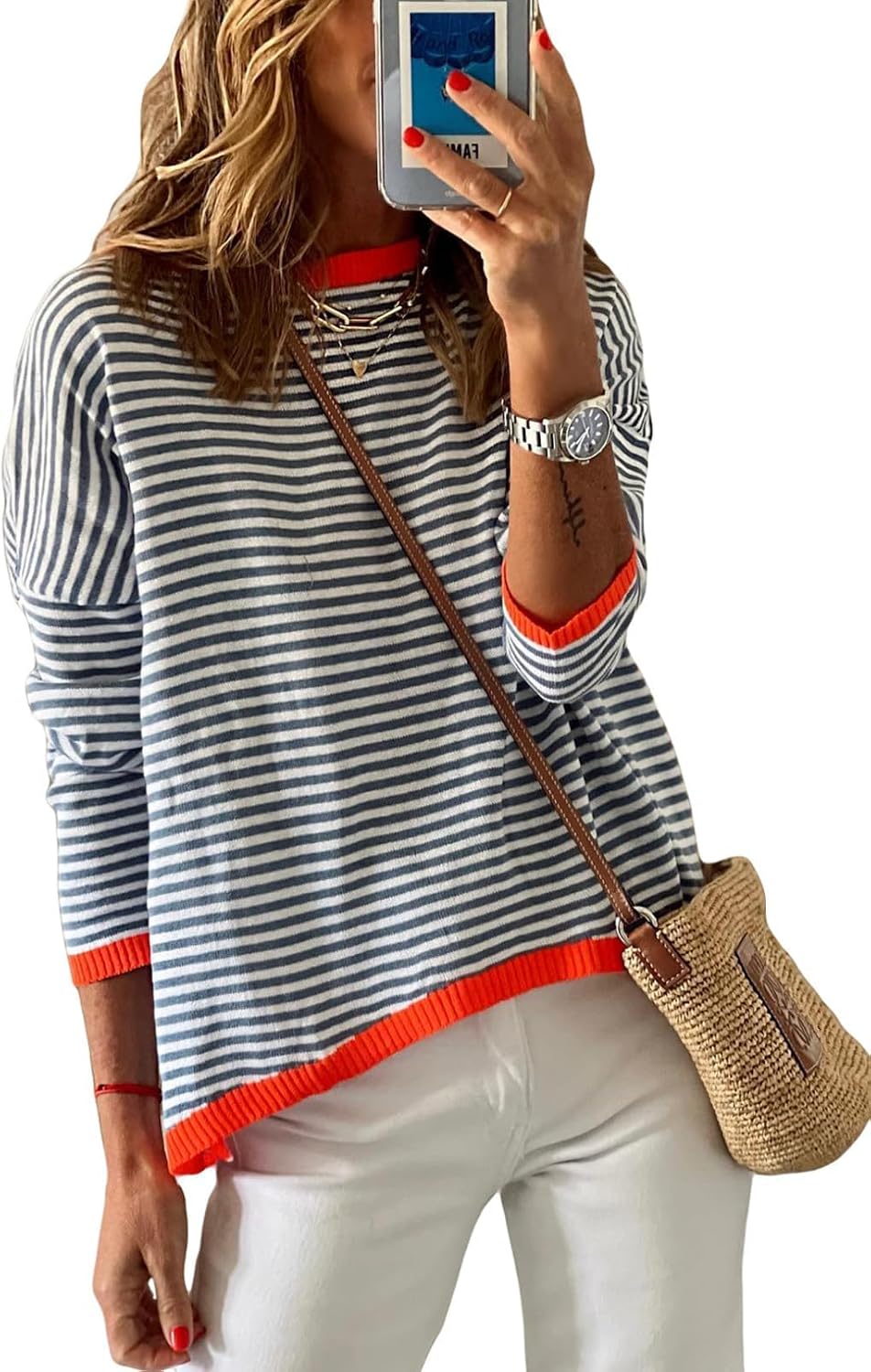 Thumbnail 6 de Cuptacc Pullover Damen gestreift