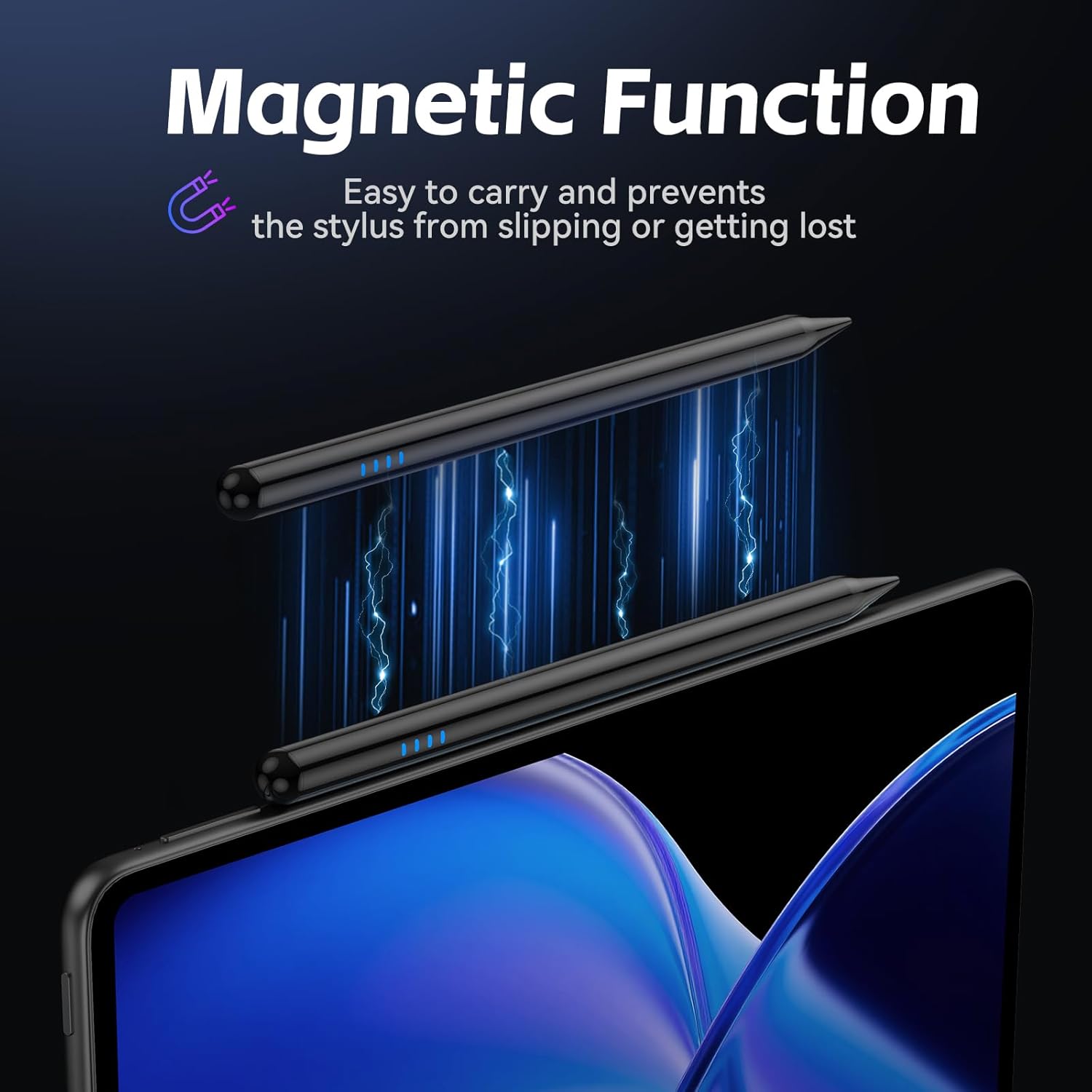 Thumbnail 5 de Kenkor Tablet Pen for Samsung Galaxy A9/A9+ with 4 Tips – Magnetic, Quick-Charge Stylus for Android