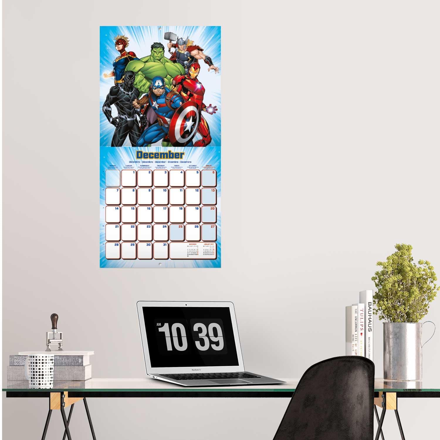 Thumbnail 2 de Grupo Erik Calendario da muro Avengers 2026 30x30 cm 🗓
