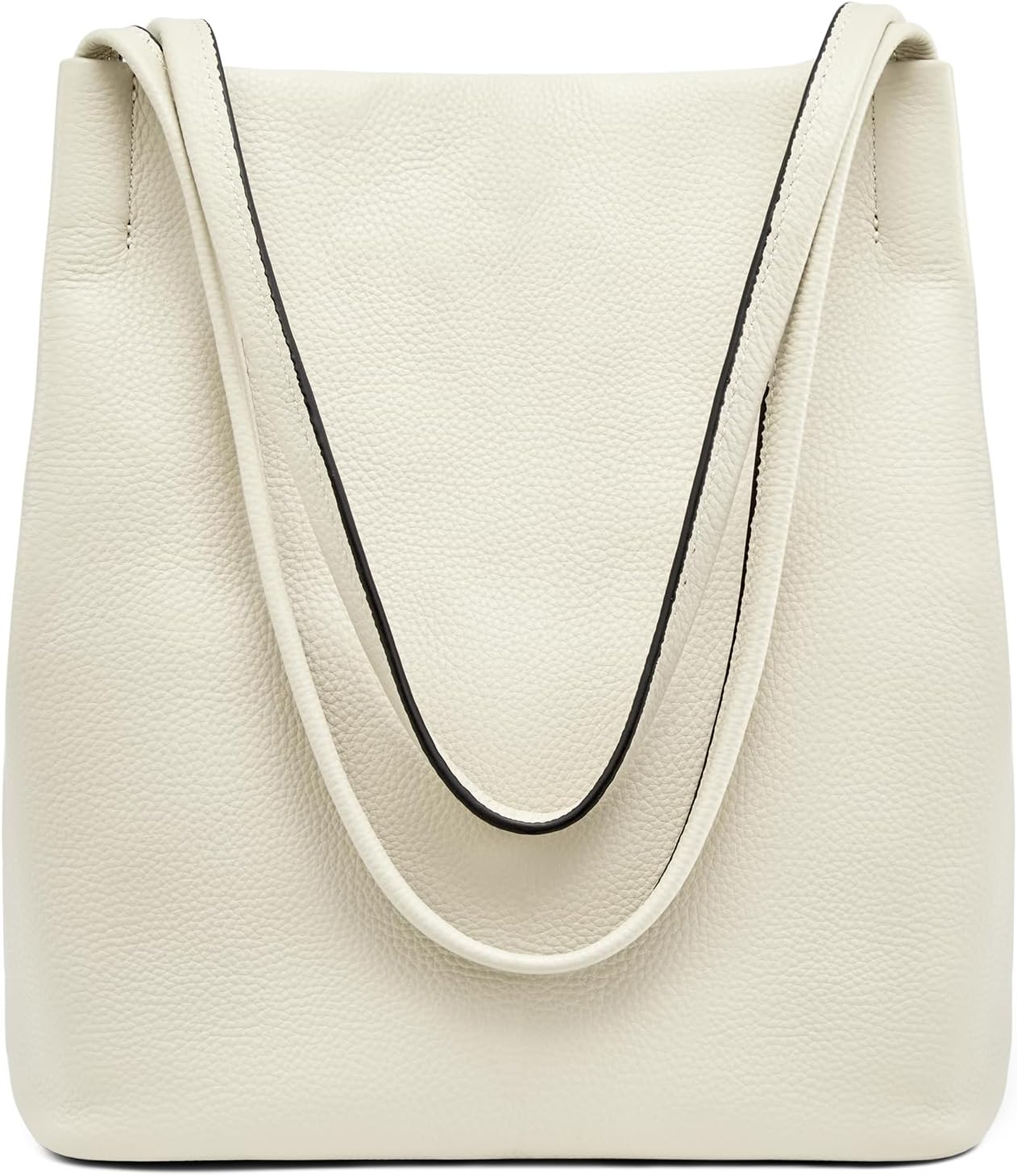 Thumbnail 6 de Kattee Genuine Leather Shoulder Tote Bag with Magnetic Closure (fits 9.7-inch tablet)