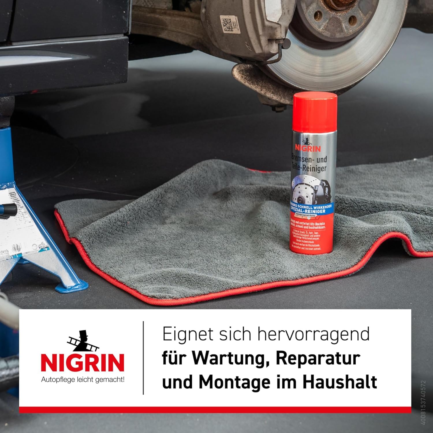 Thumbnail 2 de NIGRIN Bremsen- und Teile-Reiniger – acetonfrei, 6 x 500 ml