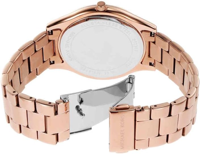 Thumbnail 5 de Montre Slim Runway pour Femme de Michael Kors — 42 mm, mouvement quartz à trois aiguilles, bracelet acier inoxydable