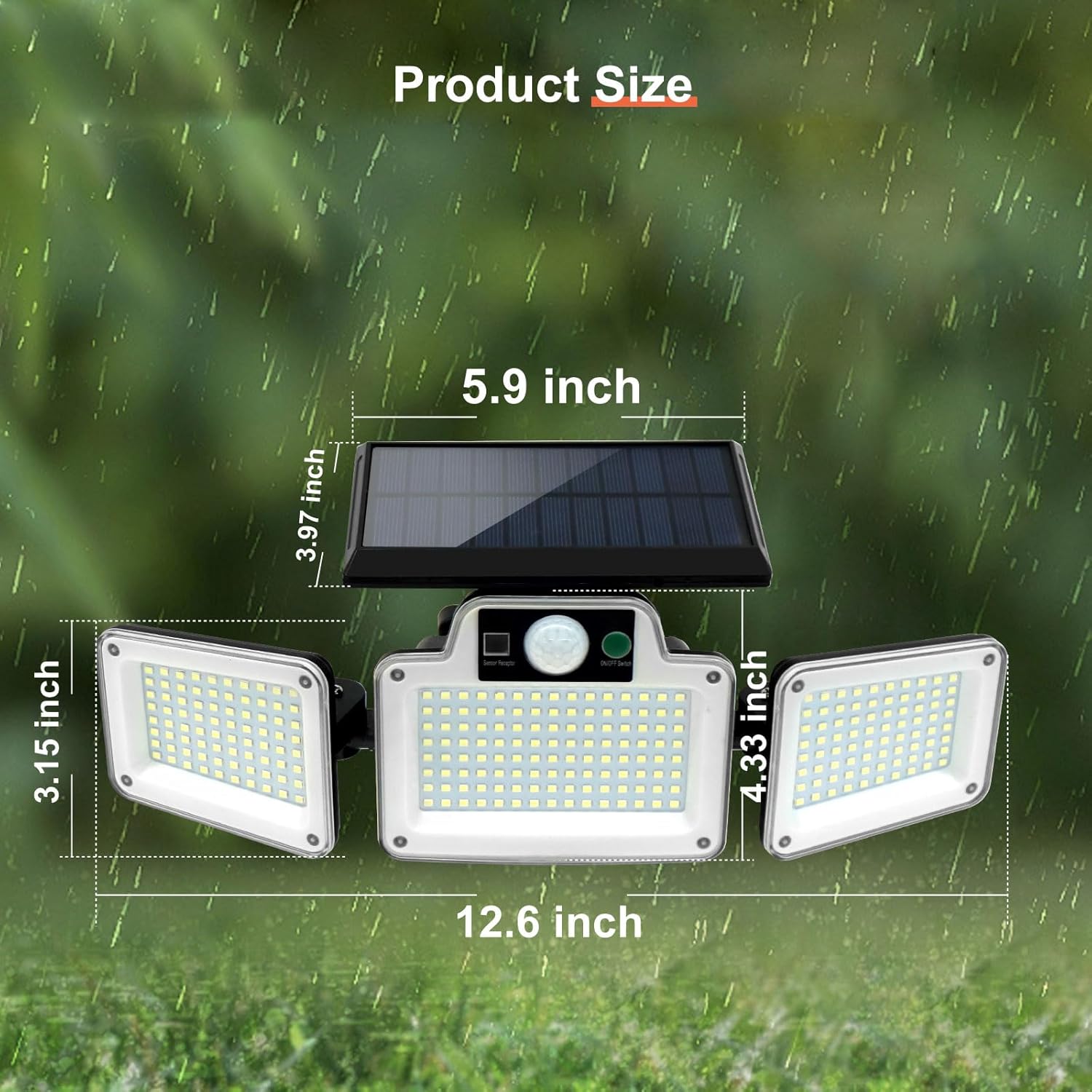 Thumbnail 3 de JumJam 280 LED Solar Flood Lights