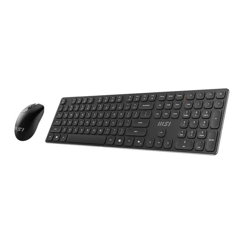 Detalle de MSI Forge K210 W Combo: teclado mecánico inalámbrico con ratón incluido, batería recargable