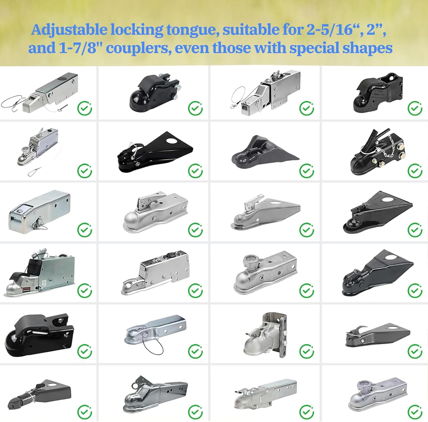 Detalle de Vullteeon Trailer Hitch Lock 2025 for 2 5/16"