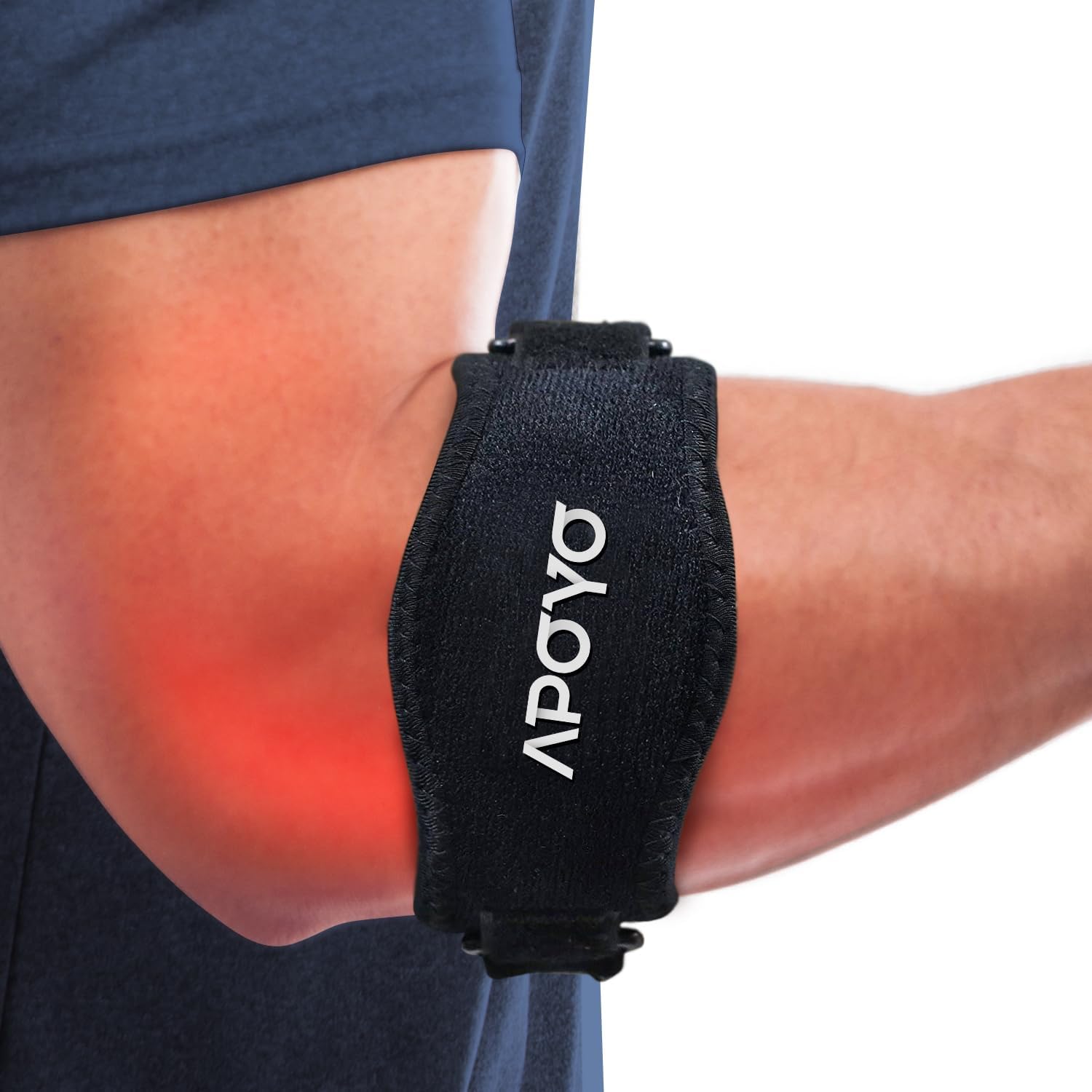 Detalle de APOYO Tennis Elbow Brace: Adjustable Counterforce Arm Band for Tendon Relief