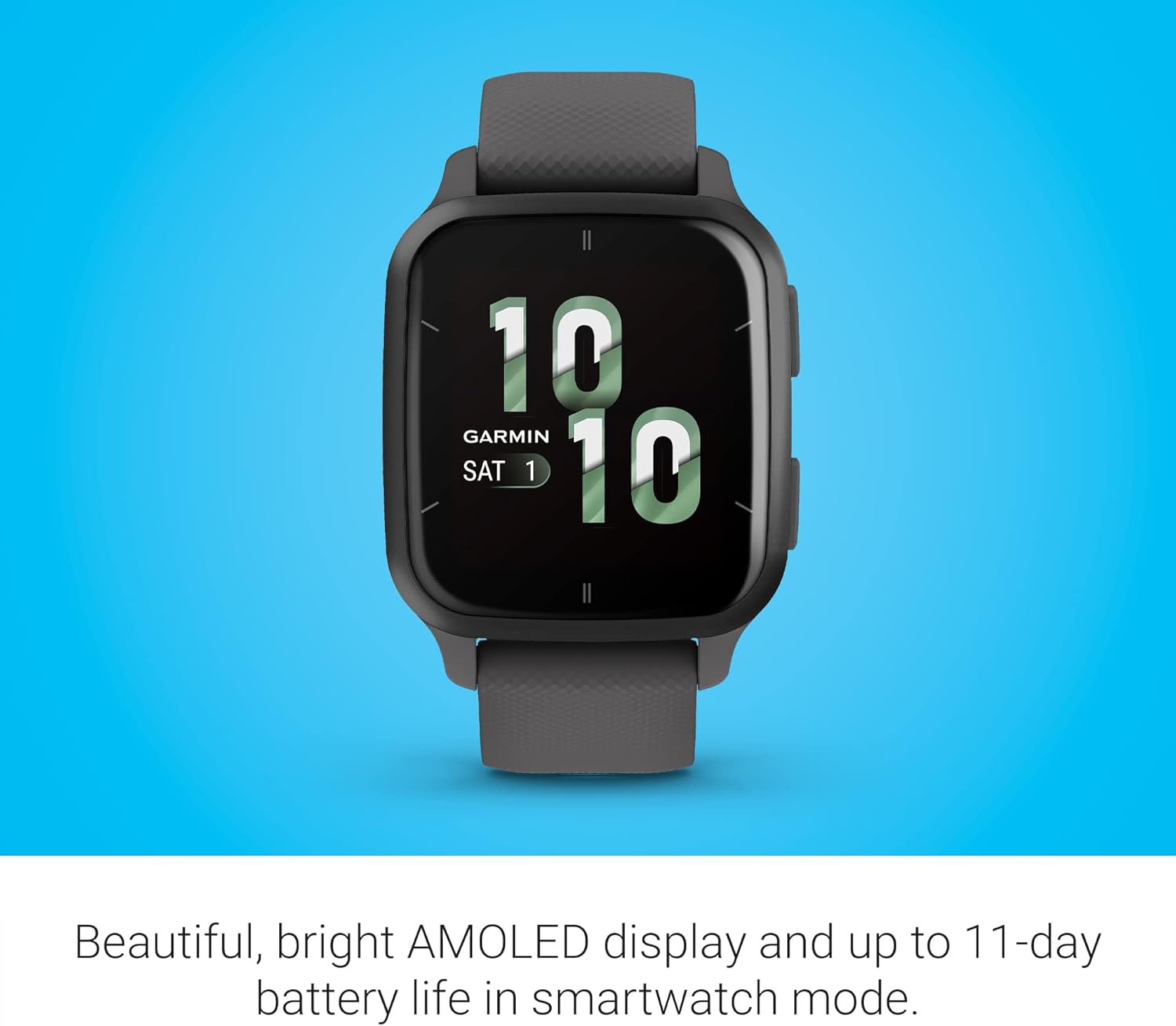 Thumbnail 2 de Garmin Venu® Sq 2 GPS Smartwatch (Slate and Shadow Gray) with AMOLED Display