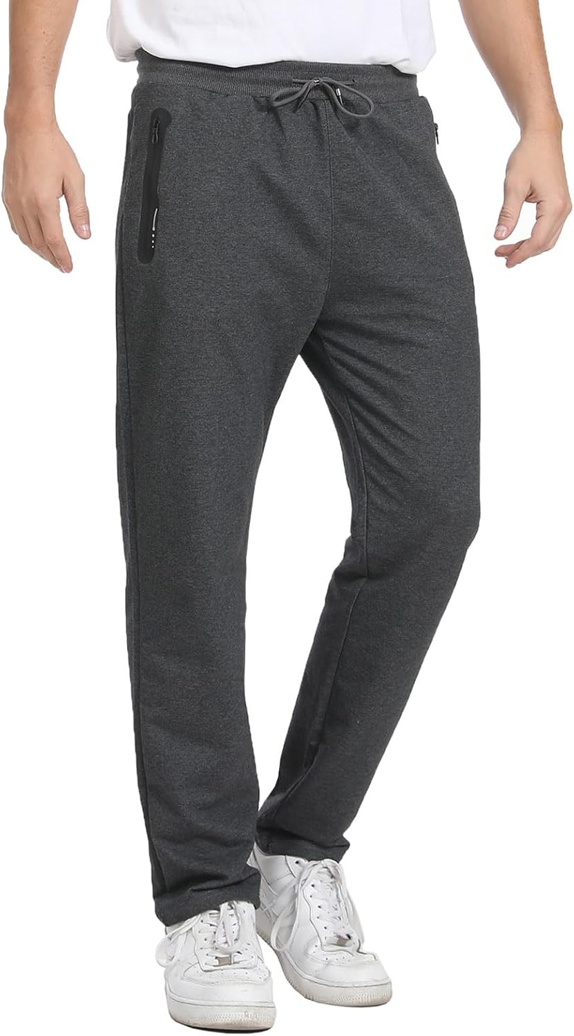 Detalle de JustSun Pantaloni Tuta Uomo sportivi con tasche zip
