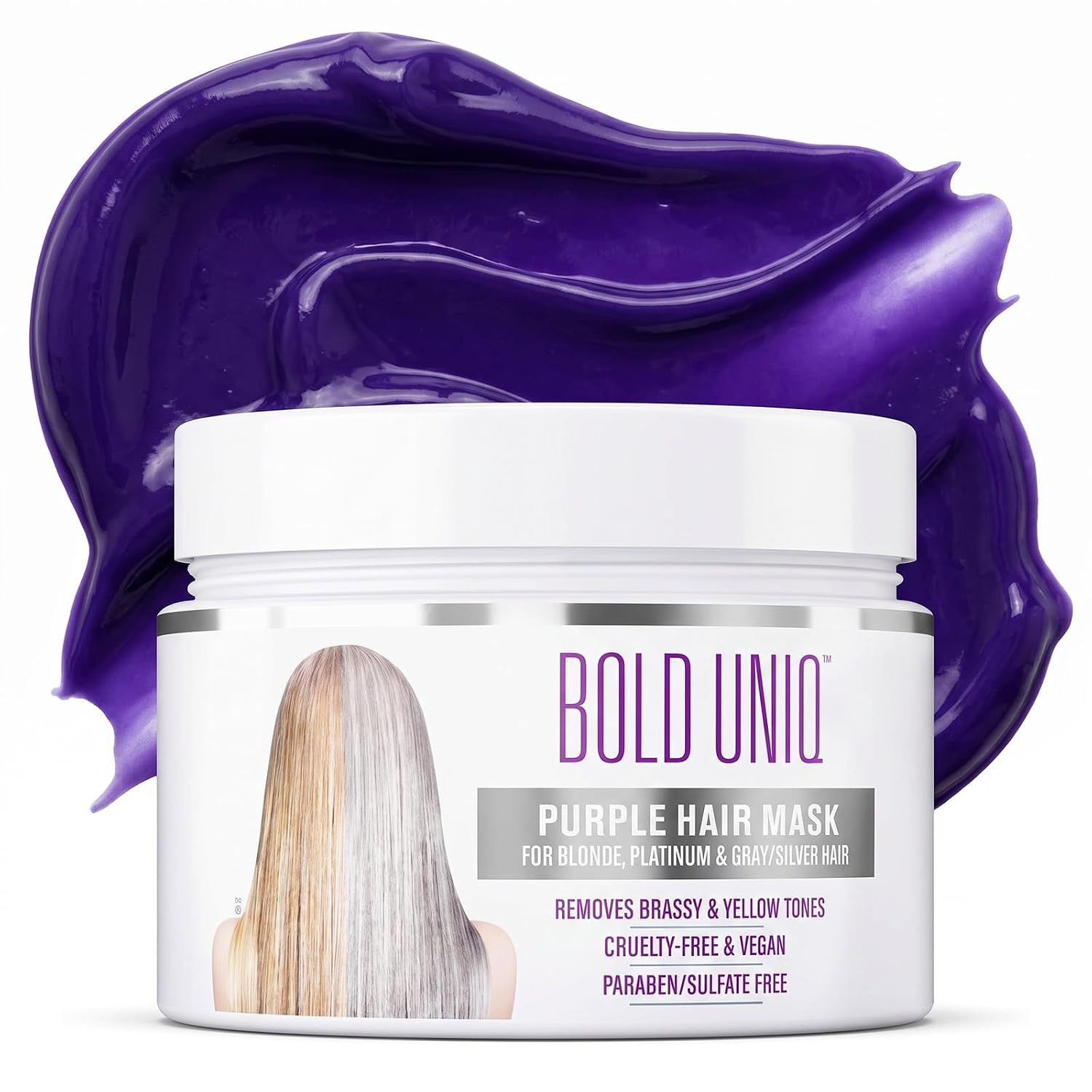 Detalle de Bold Uniq Purple Hair Mask 6.76oz