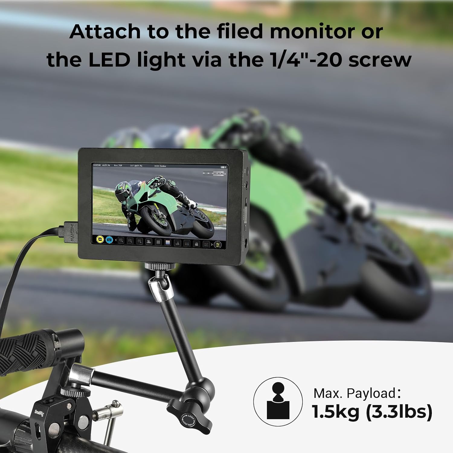 Detalle de SMALLRIG 9,8 Zoll Magic Arm 2er Pack