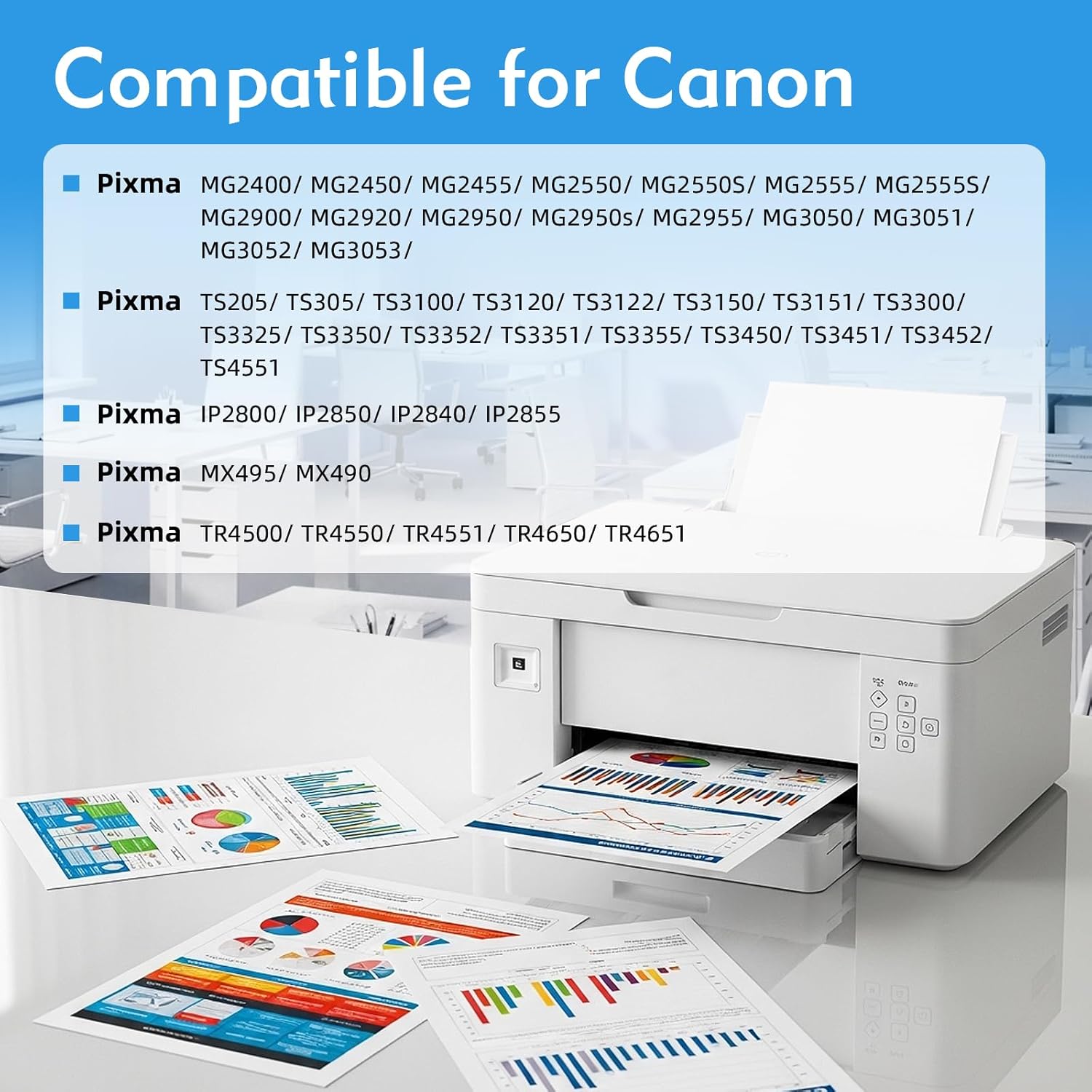 Detalle 2 de ColoWorld PG-540XL CL-541XL Multipack Druckerpatronen für Canon