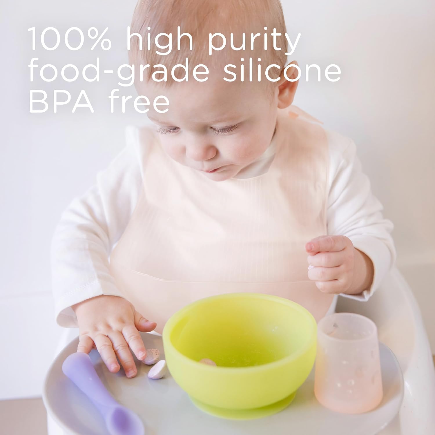 Thumbnail 6 de Olababy 30511 Fold N Go Silicone Baby Bib, Waterproof, with Travel Case
