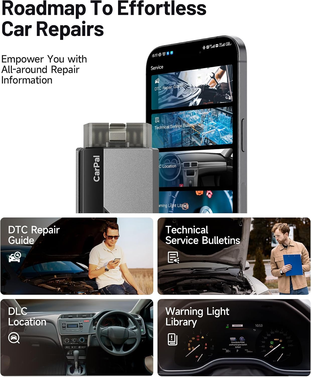 Thumbnail 6 de TOPDON CarPal scanner OBD2 6 funzioni