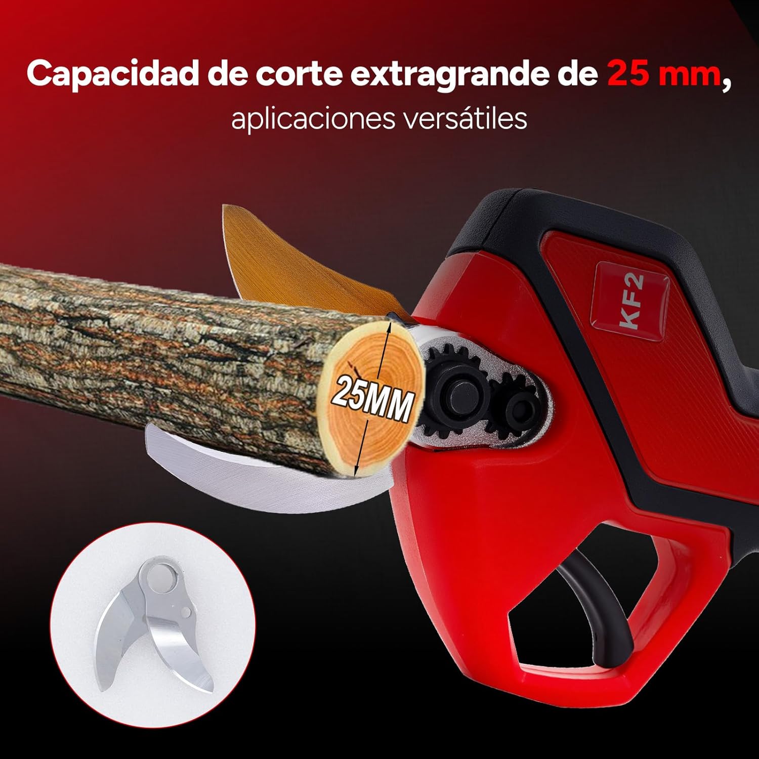 Thumbnail 2 de OUTIGO Tijeras de Podar Eléctricas 21V 25mm