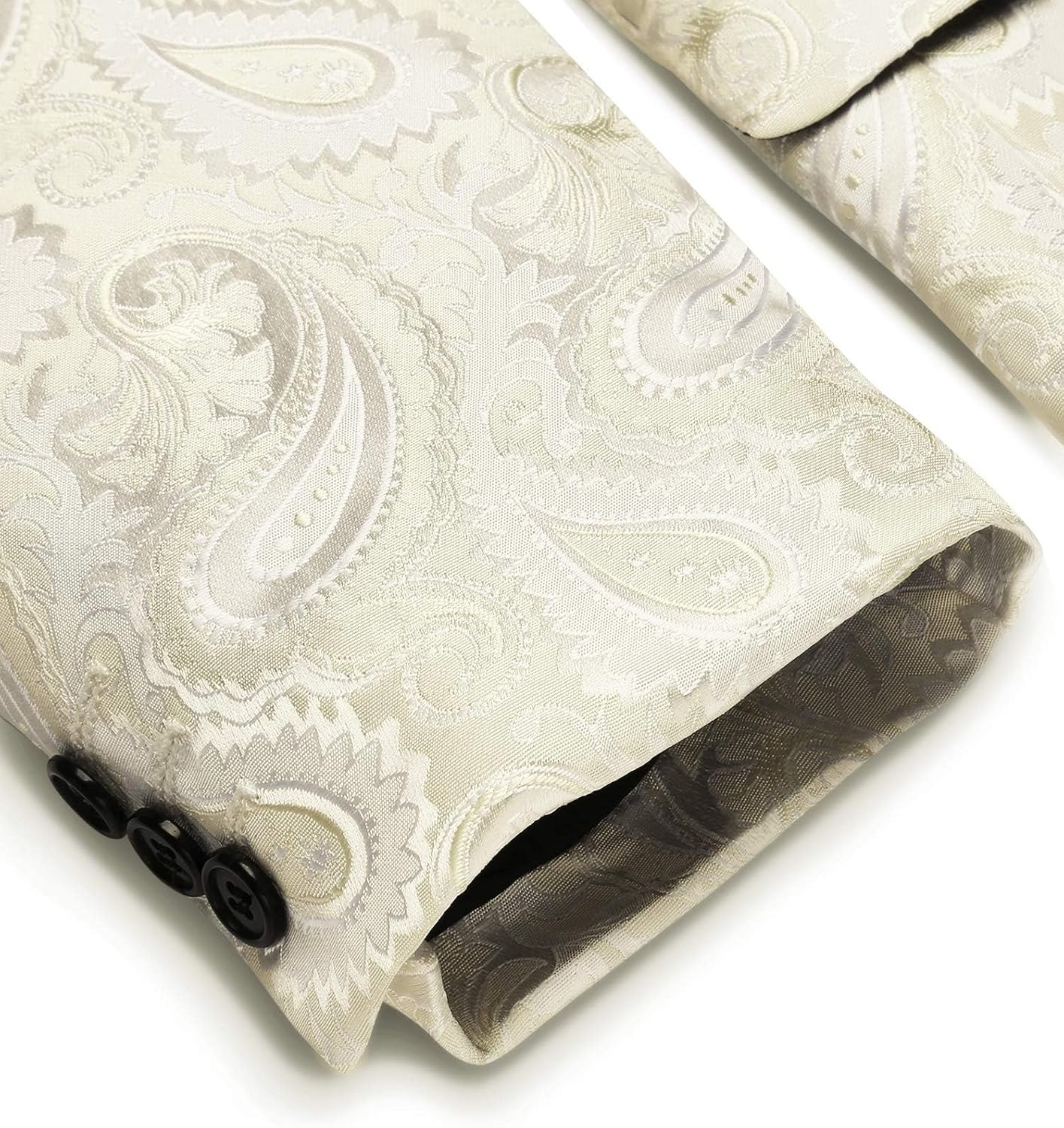Thumbnail 5 de COOFANDY Floral Tuxedo Jacket Paisley Shawl Lapel