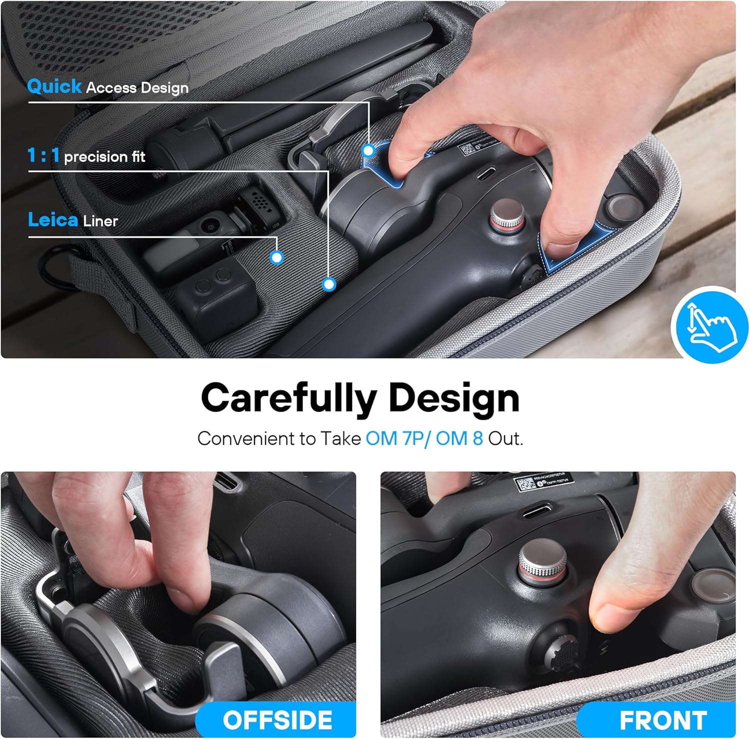 Thumbnail 5 de Étui de rangement STARTRC Photo pour DJI Osmo Mobile 7/7P et accessoires