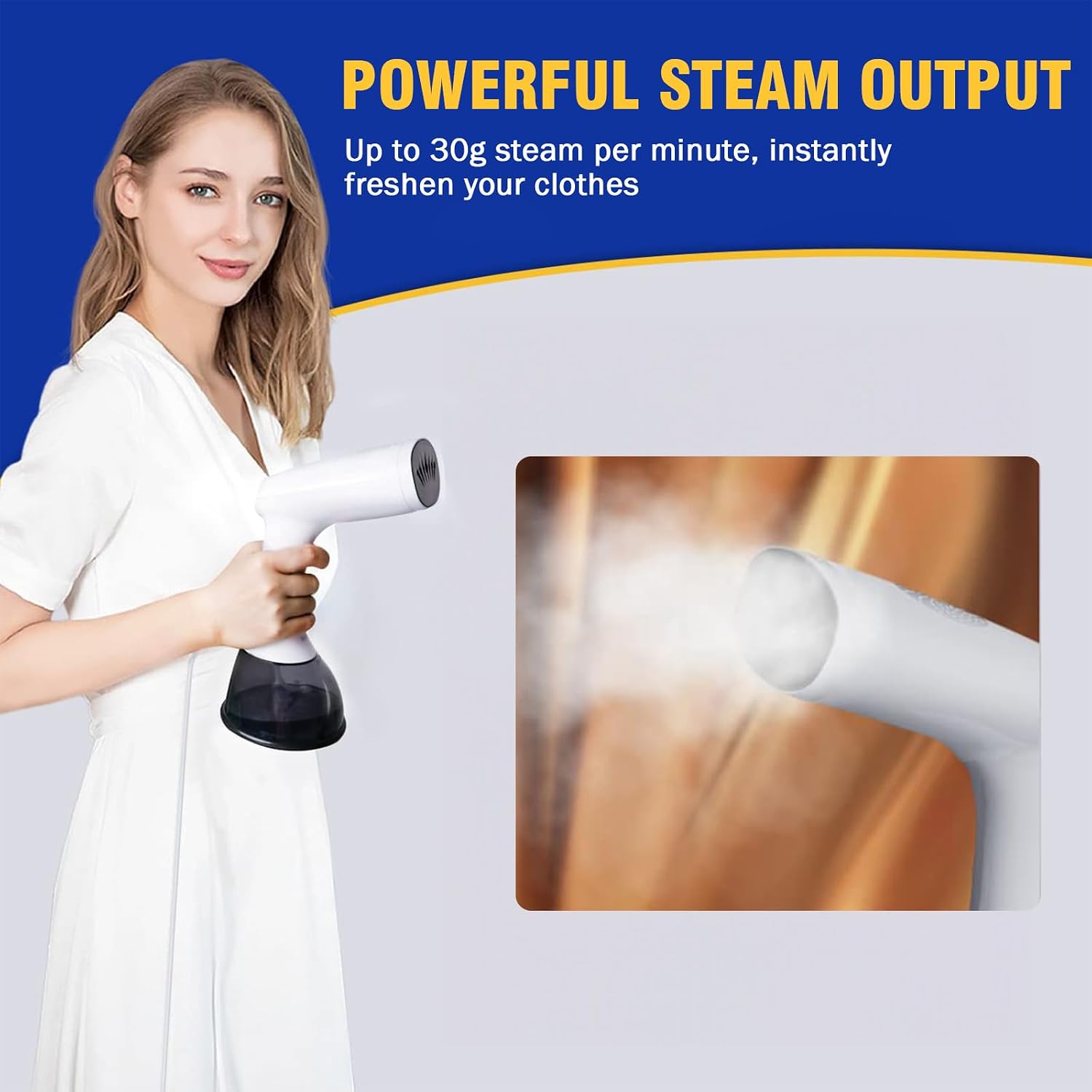 Detalle 2 de Rolipo Clothes Steamer 400ml portable steamer