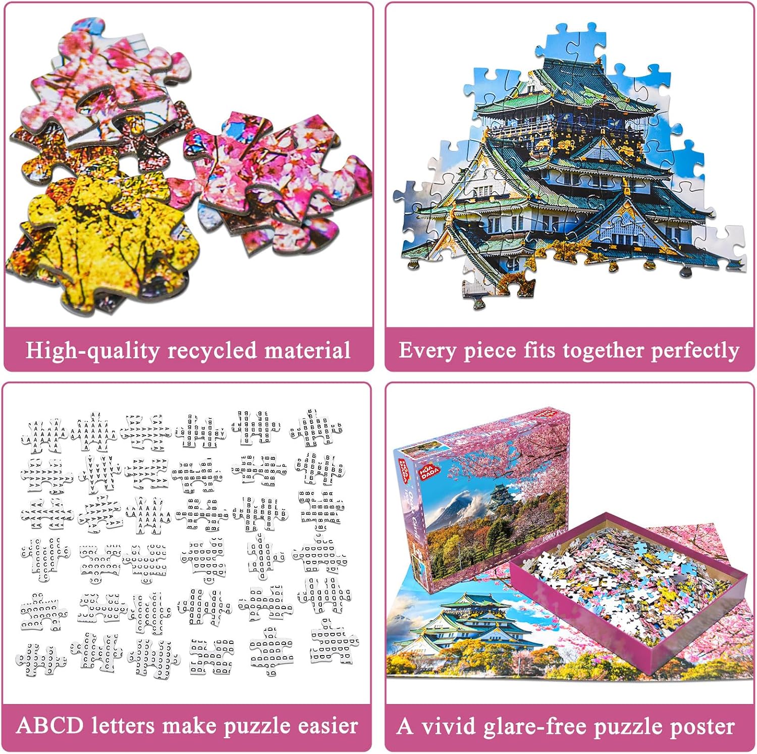 Detalle 2 de HUADADA 1,000-Piece Jigsaw Puzzle