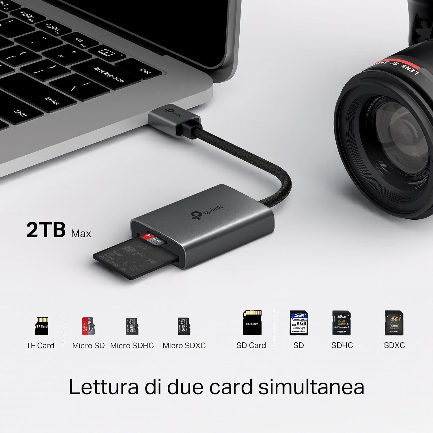 Detalle 2 de TP-Link UA430 lettore di schede SD/microSD 2TB