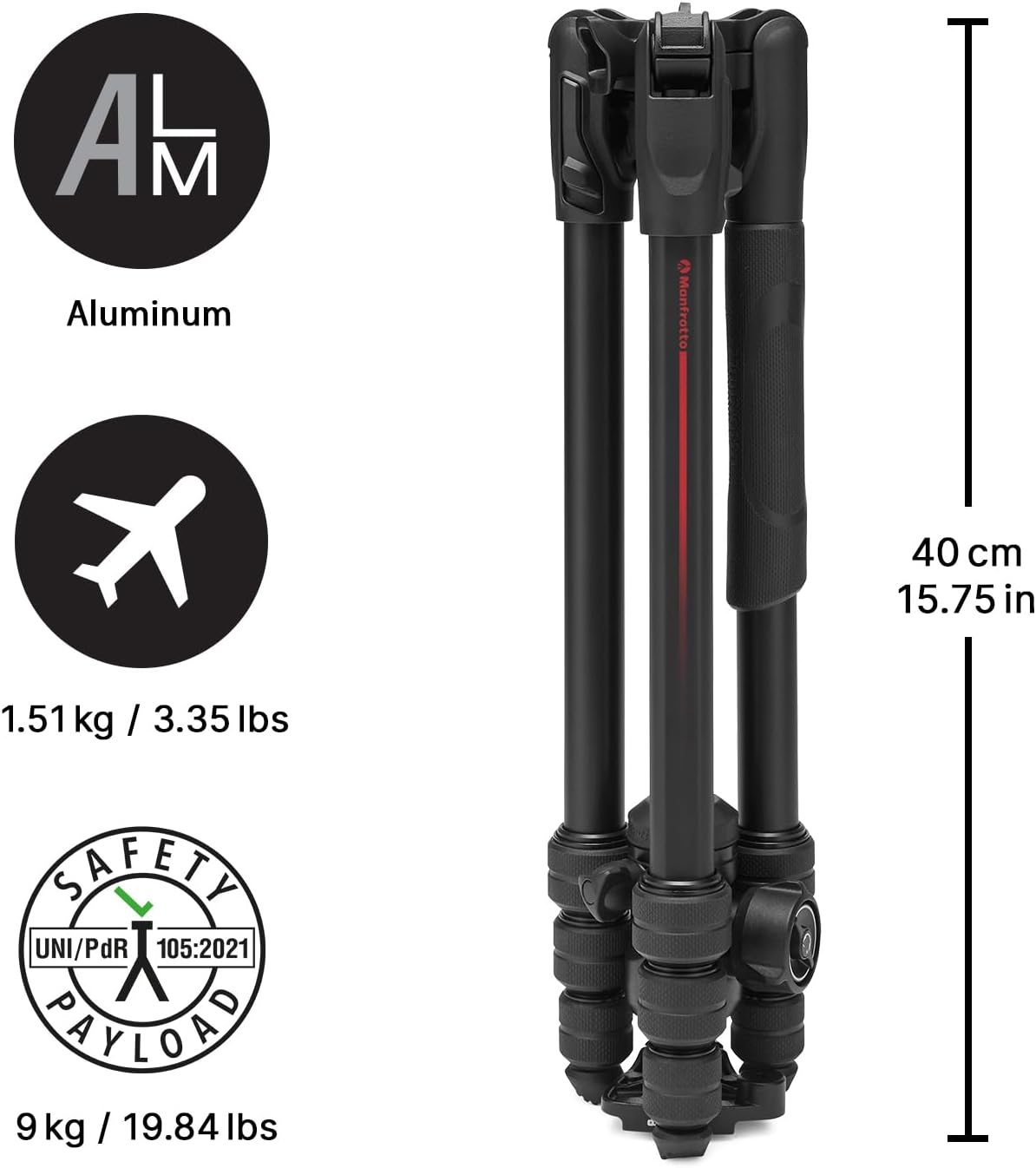 Thumbnail 1 de Manfrotto Befree Advanced AS: treppiede compatto, leggero e versatile per DSLR e Mirrorless