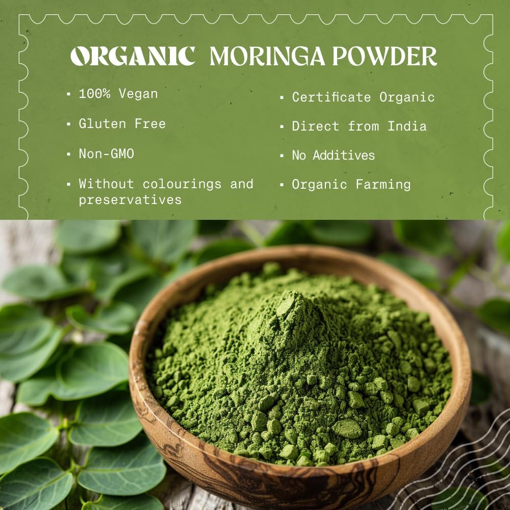 Detalle 2 de NaturaleBio Moringa Powder 8 oz