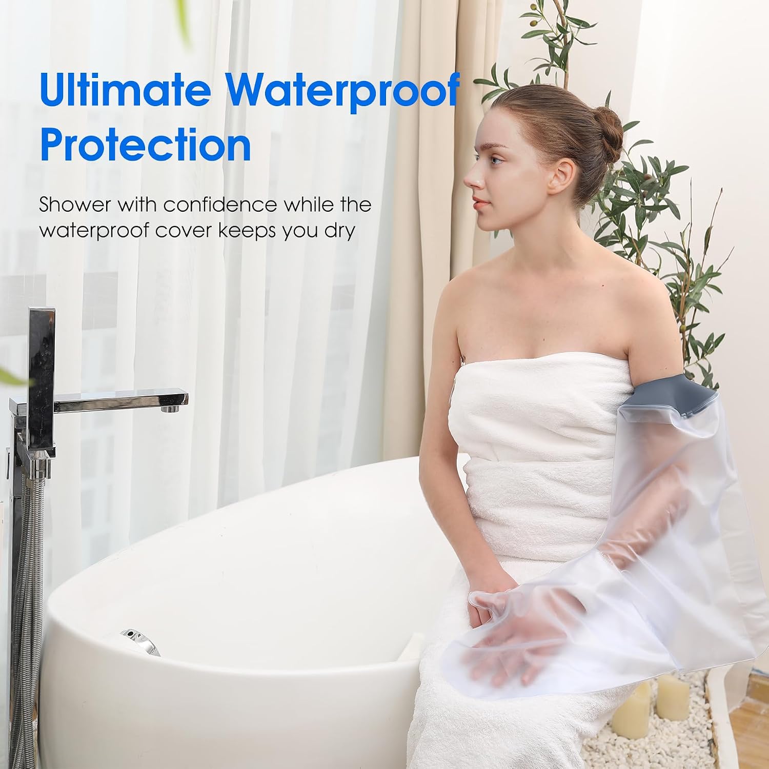 Detalle de COMFYTHERA Large Waterproof Arm Cast Cover