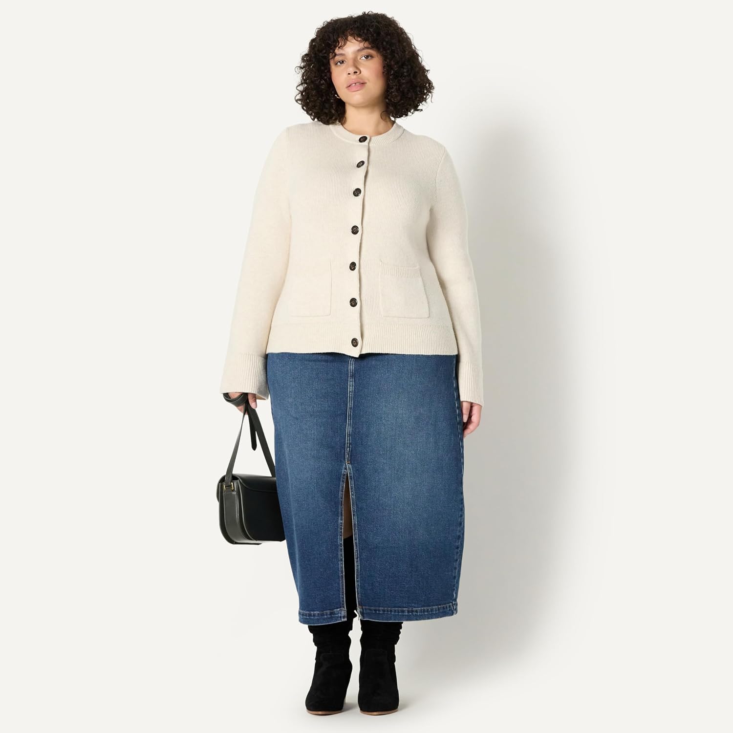 Thumbnail 6 de Amazon Essentials Donna Cardigan a Maniche Lunghe con Maniche a Campana e Vita Sagomata – vestibilità Classica