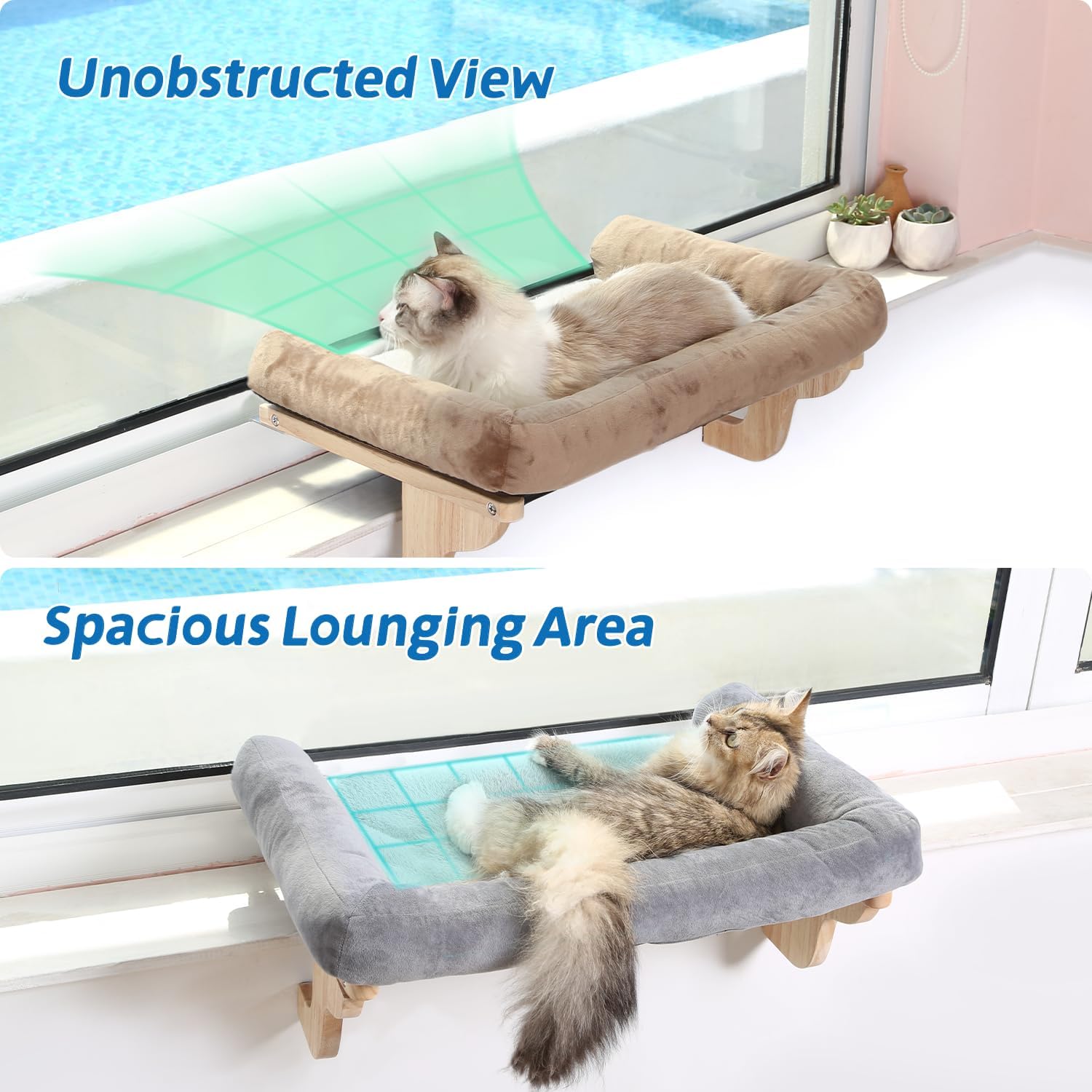 Thumbnail 1 de Zakkart Cat Perch Window Sill