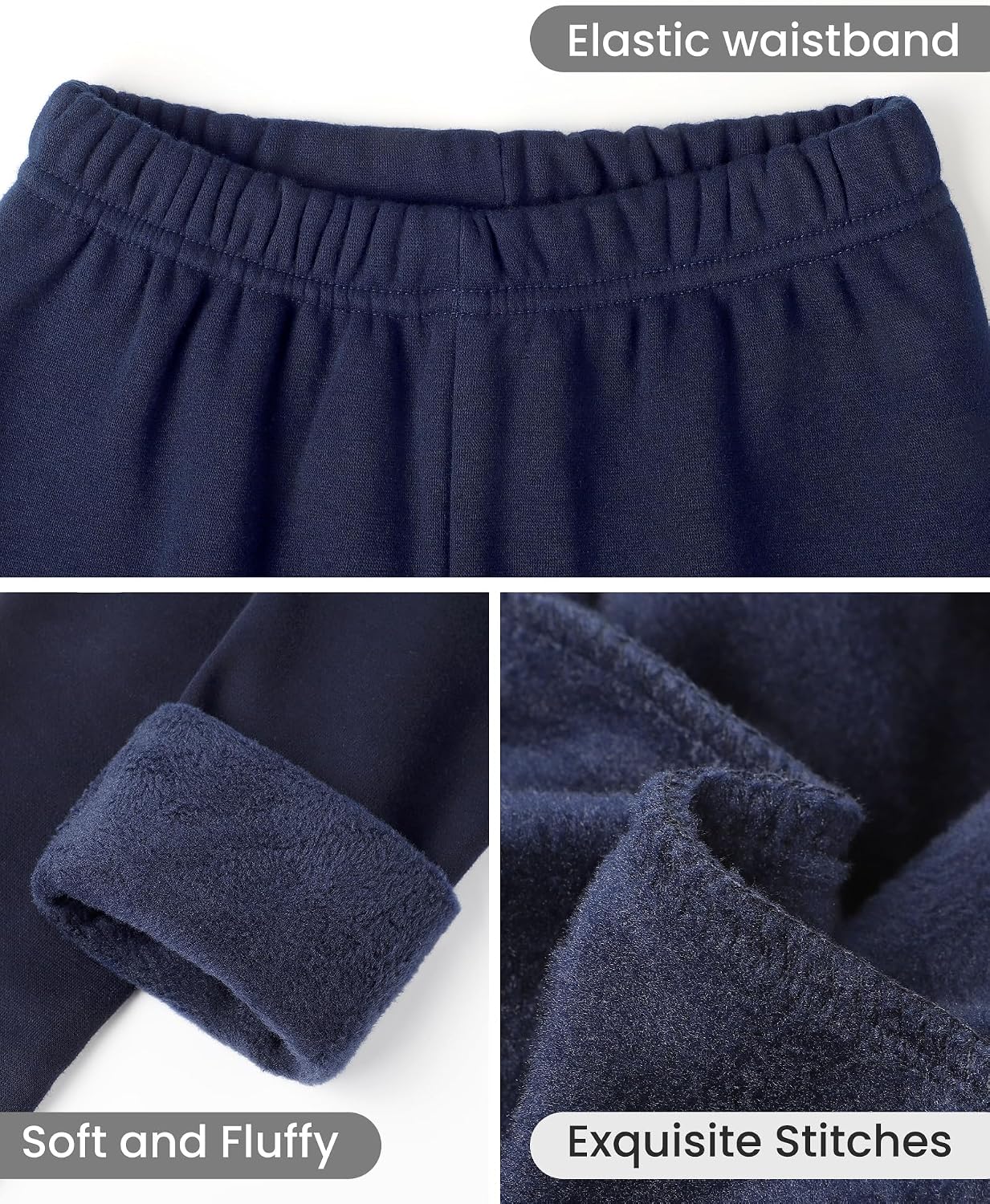 Thumbnail 5 de Auranso Girls Fleece Lined Leggings 5 Years – thermal leggings