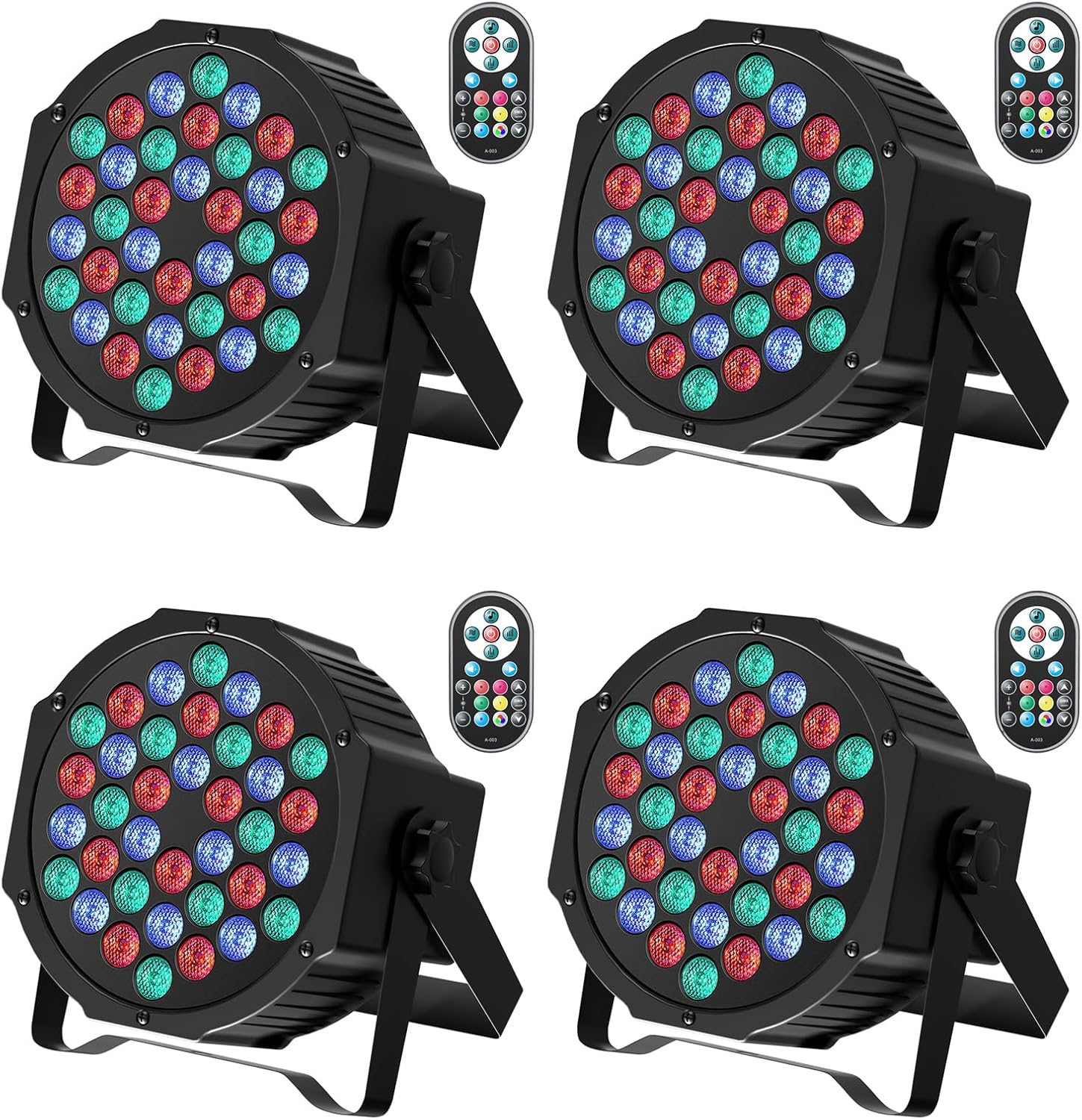 Detalle de GdjRttk RGB LED Par Strahler 72W