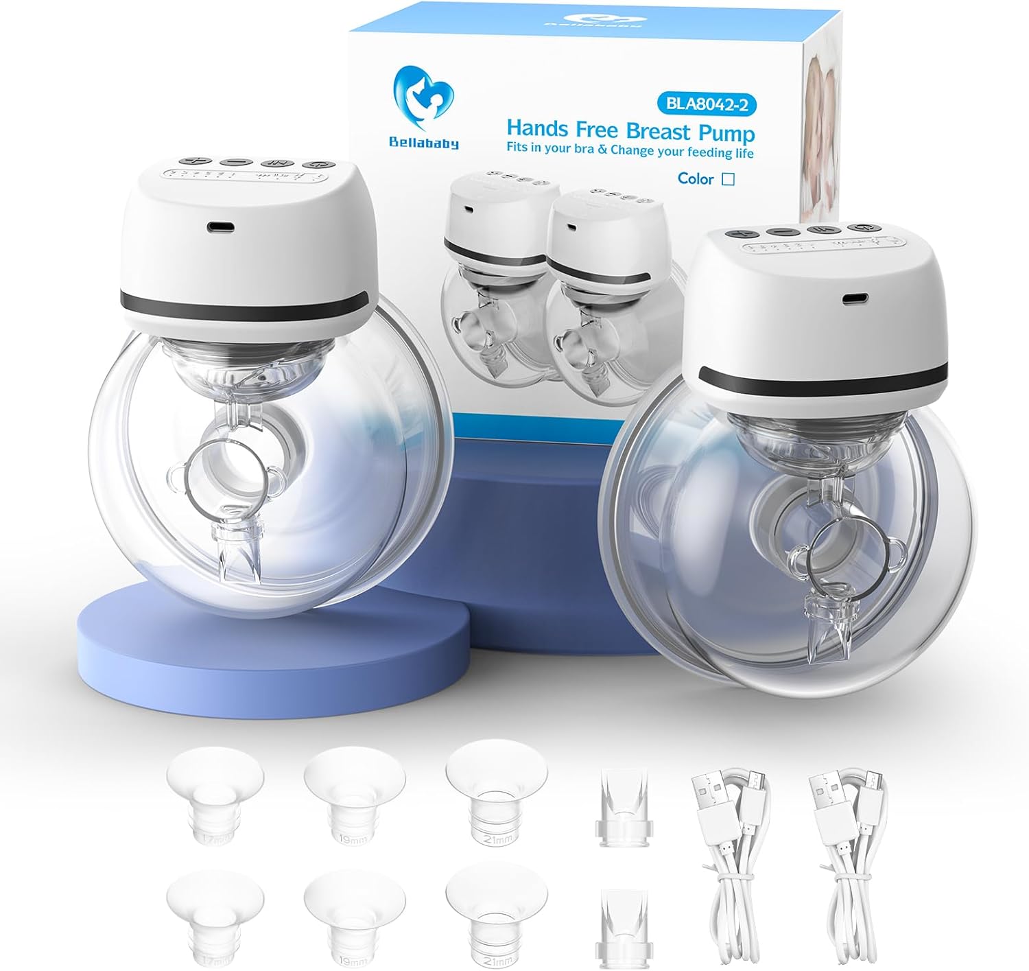 Detalle de Bellababy Breast Pump: Portable Wireless Wearable, Hands-Free Electric Pump