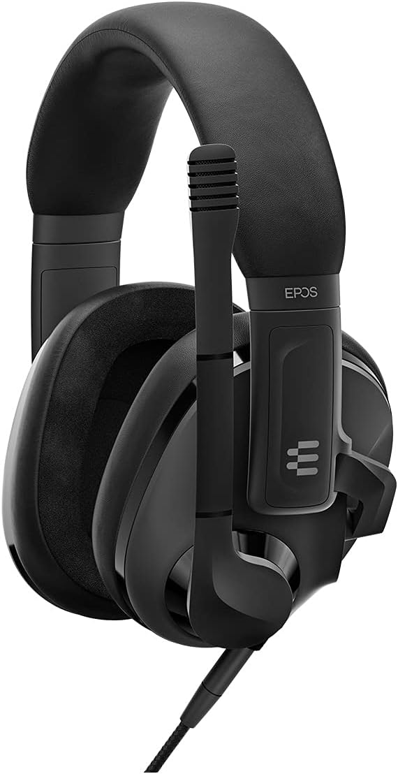 Detalle 1 de EPOS H3 1000888 密閉型ゲーミングヘッドセット ブラック・着脱式ケーブル
