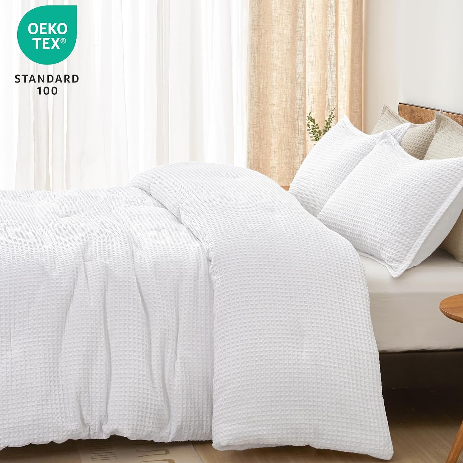 Thumbnail 5 de PHF Waffle Comforter Set King