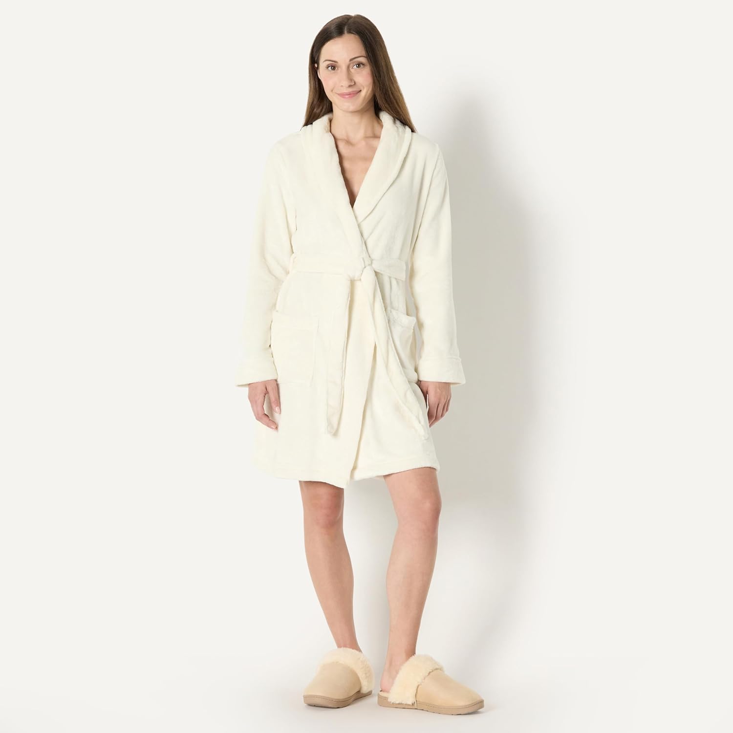 Thumbnail 4 de Amazon Essentials Damen Hausschuhe aus Kunstfell – kuschelige Clogs mit weichem Innenfutter