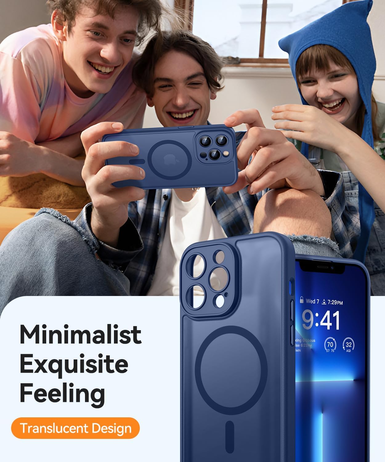 Thumbnail 6 de CANSHN Funda Magética iPhone 13 Pro Max 🌌 Protec. Total Cámara