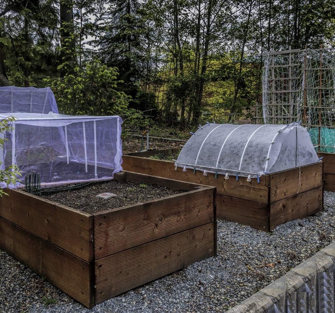 Thumbnail 5 de Gemüse Schutznetz Garten Insekten Netz 3x5 m – feines Kulturschutznetz zum Pflanzenschutz (PE, UV-beständig)