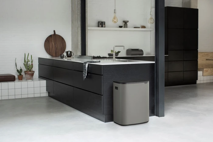 Thumbnail 9 de Brabantia Bo Touch Bin 2 x 30 Liter Mineralbeton-Grau