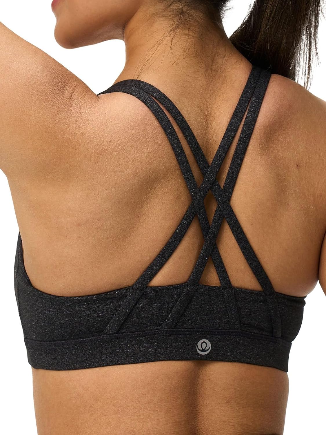 Thumbnail 6 de Omwilddo Women's Strappy Sports Bra Light Compression Crop with Criss Cross Back