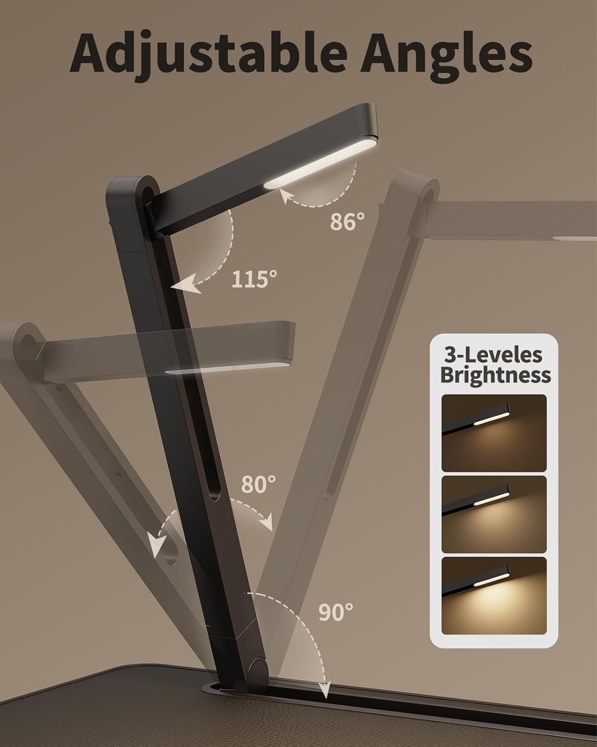Detalle 2 de Laptoptisch SAIJI Bett Tisch mit LED