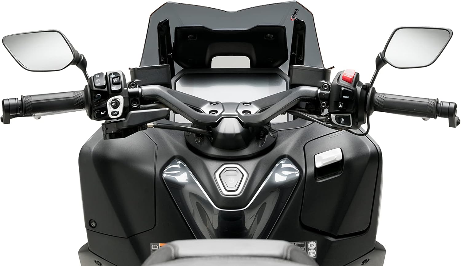 Detalle de Puig 21269F Verkleidungsscheibe für Maxiscooter – sportlich, aerodynamisch und TÜV-konform