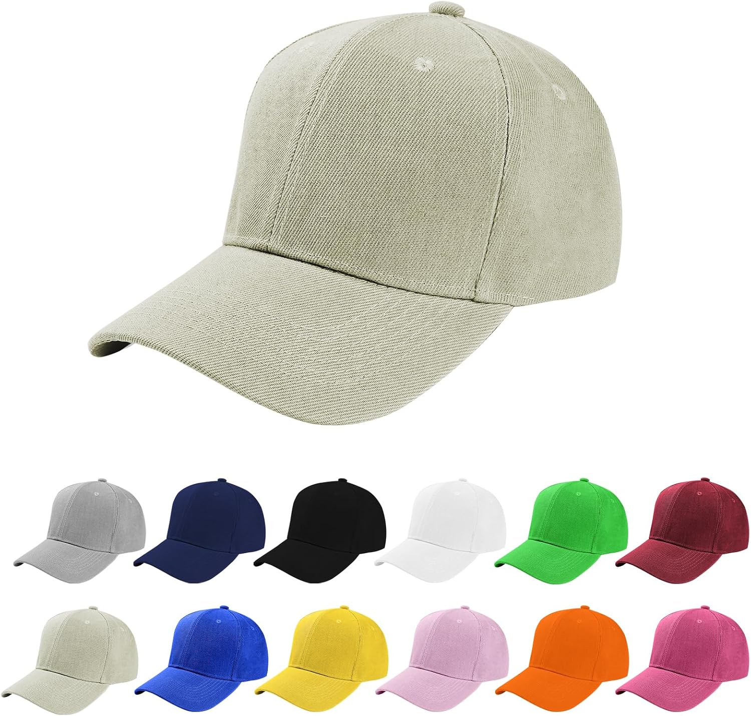 Detalle de Aomig Cappello da Baseball Unisex Regolabile con Visiera – Comfort e Versatilità per Outdoor