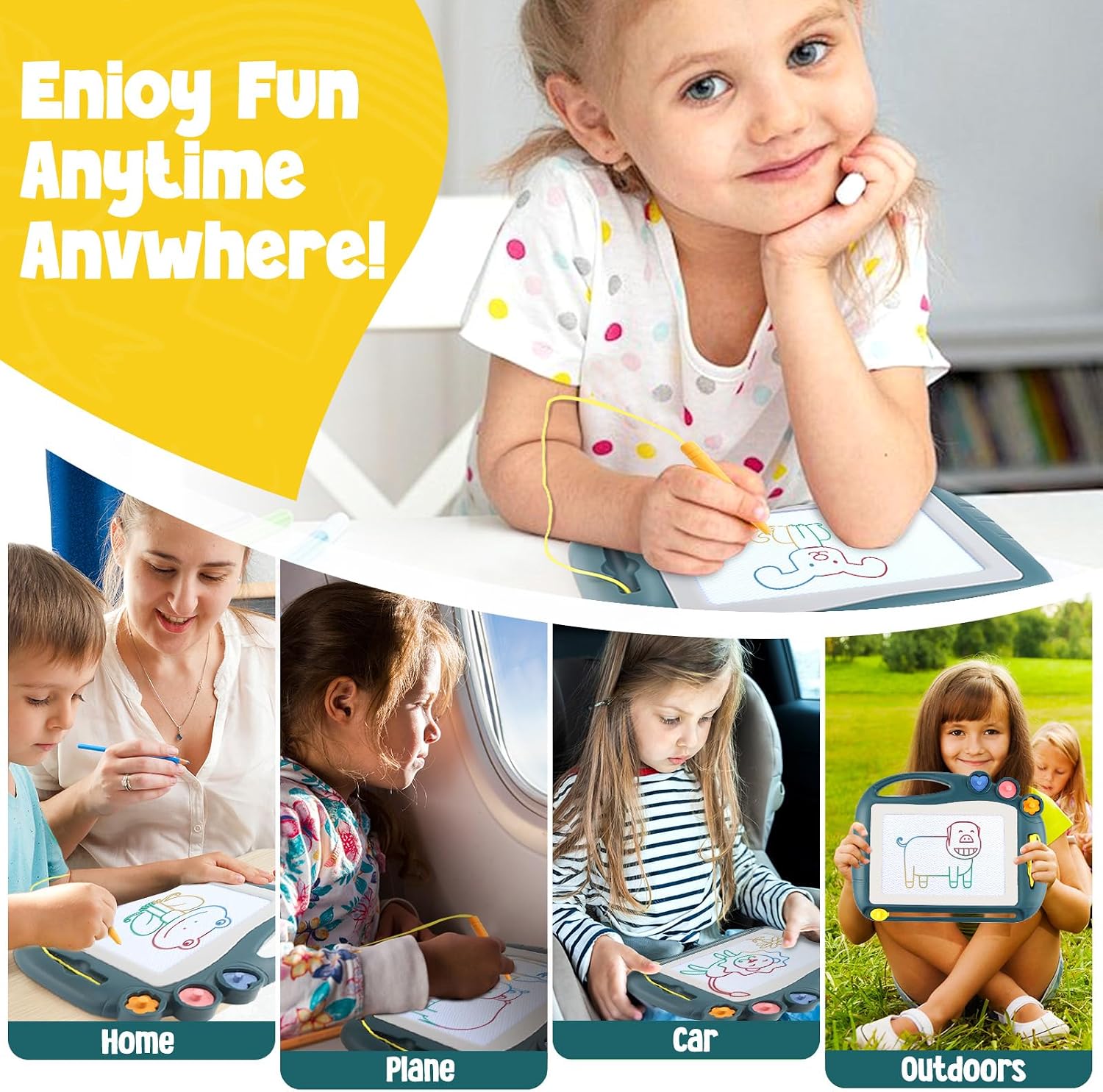 Thumbnail 6 de Daisiki Magnetic Drawing Board for Toddlers
