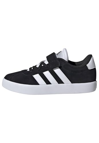 Detalle de adidas Vl Court 3.0 Kinderschuhe – Core Black/Cloud White, Größe 39 1/3 EU