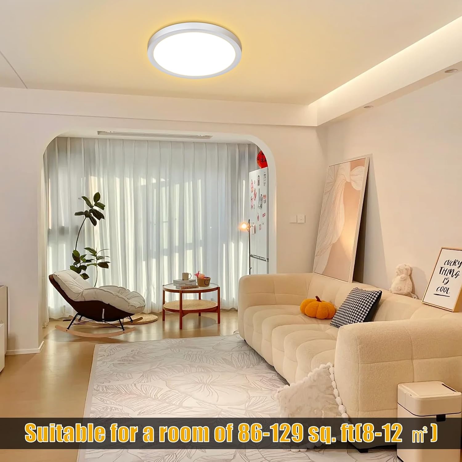 Thumbnail 5 de Befurglor 18W LED Ceiling Light 2000 lm, 23 cm