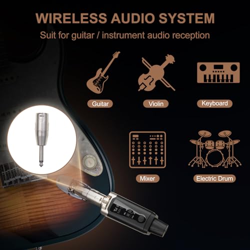 Thumbnail 7 de Depusheng T9: sistema wireless XLR per microfoni dinamici e a condensatore, stabile e versatile
