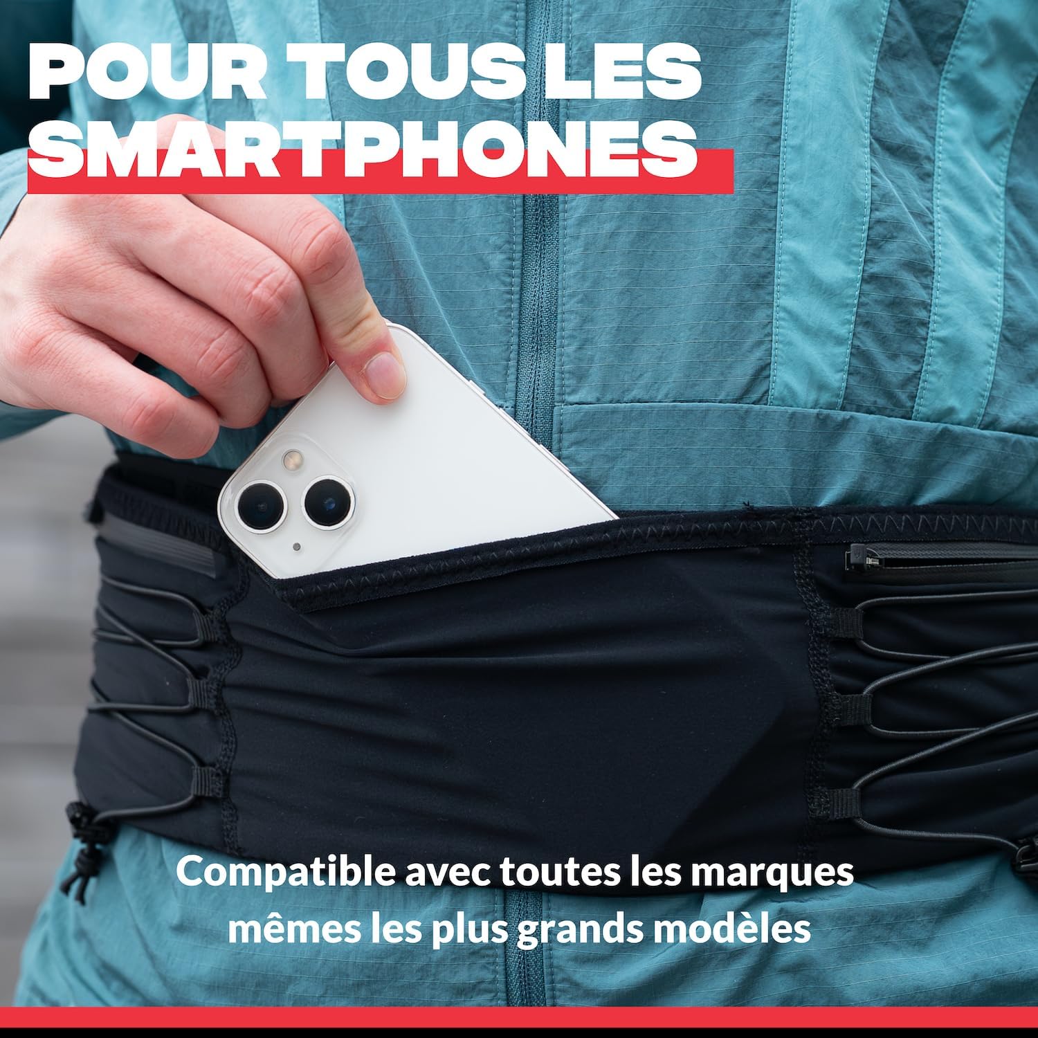 Thumbnail 2 de Shapeheart Ceinture de Sport Ajustable avec Rangement Intelligent et Système de Serrage Anti-Remontée