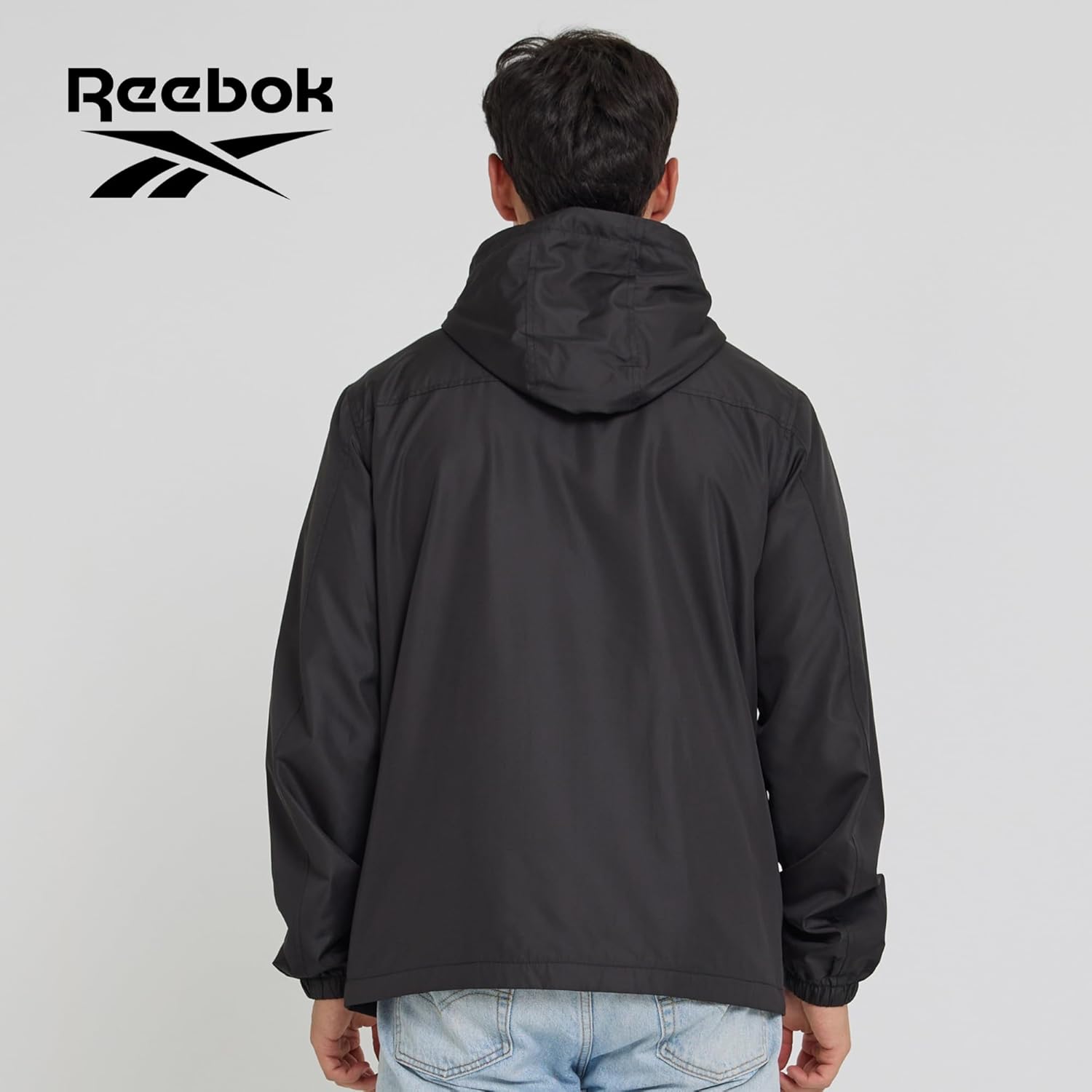 Thumbnail 6 de Reebok Rain Jacket Men Waterproof Windbreaker ⛱