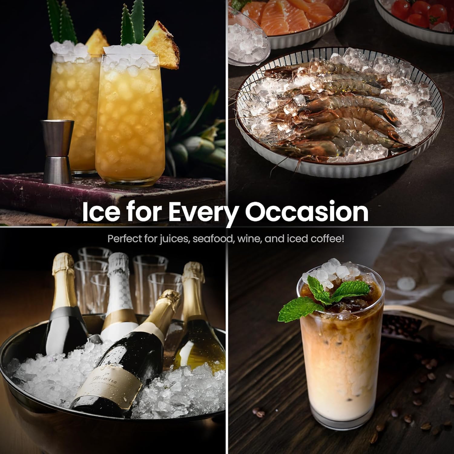 Thumbnail 6 de Kismile Nugget Ice Maker Stainless Steel